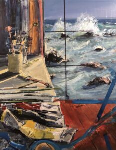 Austin MacRae • <em>Process</em> • Acrylic on cradled masonite • 24″× 30″ • $1,200.00