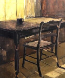 Austin MacRae • <em>Sunbreak</em> • Acrylic on board • 14″× 16″ • $700.00