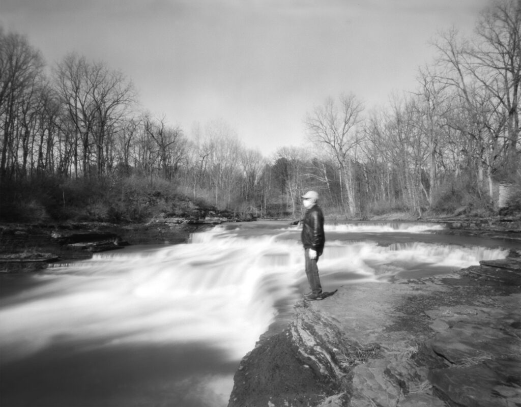 Facing Terminal Time During An Unprecedented Global Pandemic, Taughannack Upper Falls Creek, Trumansburg, NY by Joe Ziolkowski