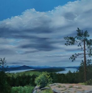 Annemiek Haralson • <em>Silver Lake Mountain</em> • Oil • 24″× 24″ • $525.00