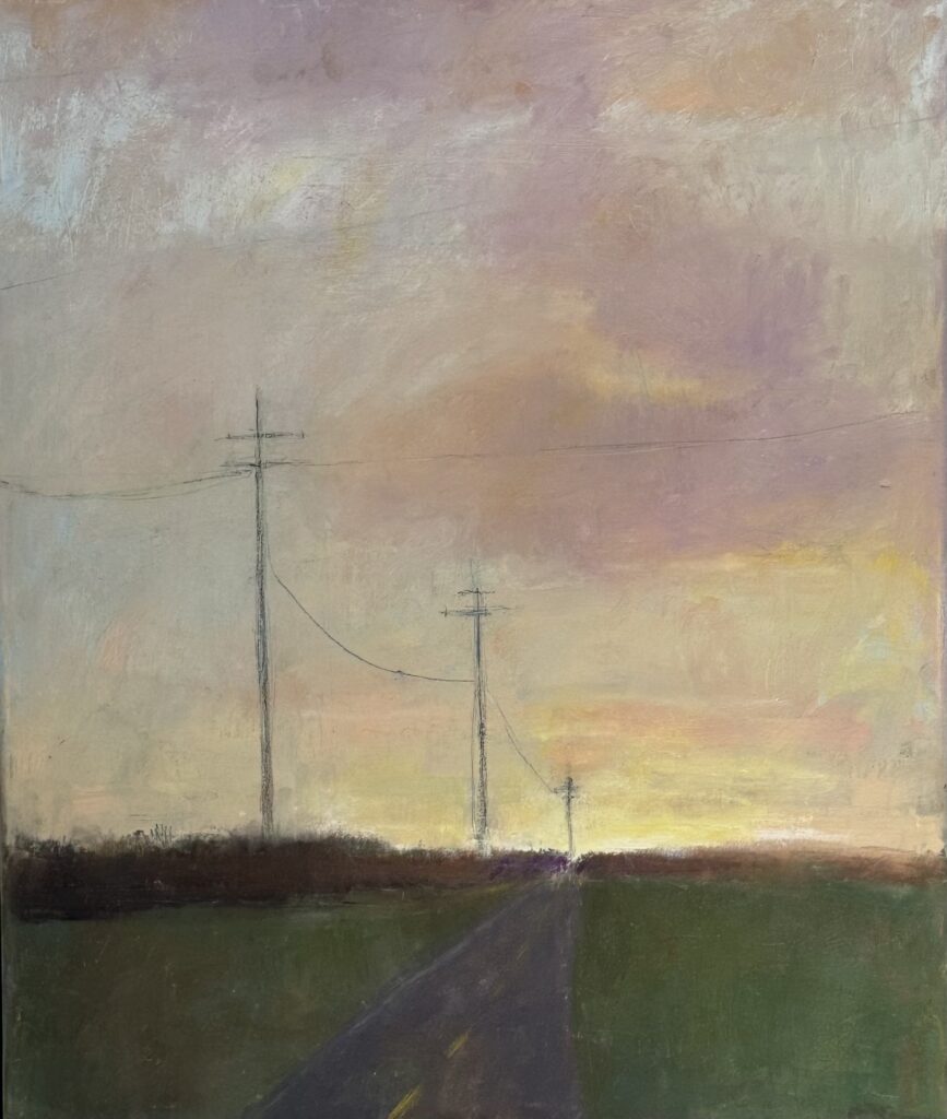 Ileen Kaplan • <em>Pink Sunset</em> • Oil on canvas • 20″× 24″ • $1,200.00