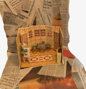 Margy Nelson • <em>Safe Haven: Under Siege</em> • Mixed media • 20″× 18″× 13″ • NFS