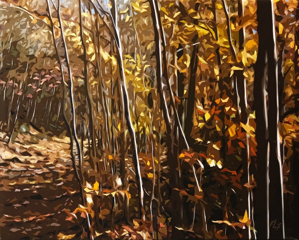 Frances L. Fawcett • <em>Sunny Day</em> • Mixed media: acrylic pint & ultrachrome ink on canvas • 21½″× 17½″ • $650.00<a class="purchase" href="https://state-of-the-art-gallery.square.site/product/frances-l-fawcett-sunny-day/66BEIDGQN4G5YLGXEM2WTVYZ" target="_blank">Buy</a>