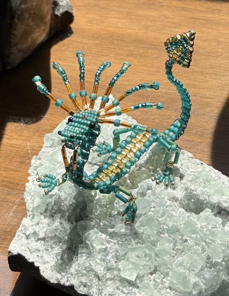Blue-green Dragon by Frances L. Fawcett