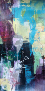 Barbara Behrmann • <em>Now What</em> • Acrylic on paper • 14″× 21″ • $375.00