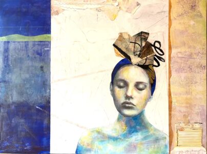 Carol Spence&nbsp;• <em>Ocean Dream</em>&nbsp;• Mixed media on canvas&nbsp;• 30″×&nbsp;40″&nbsp;• $550.00