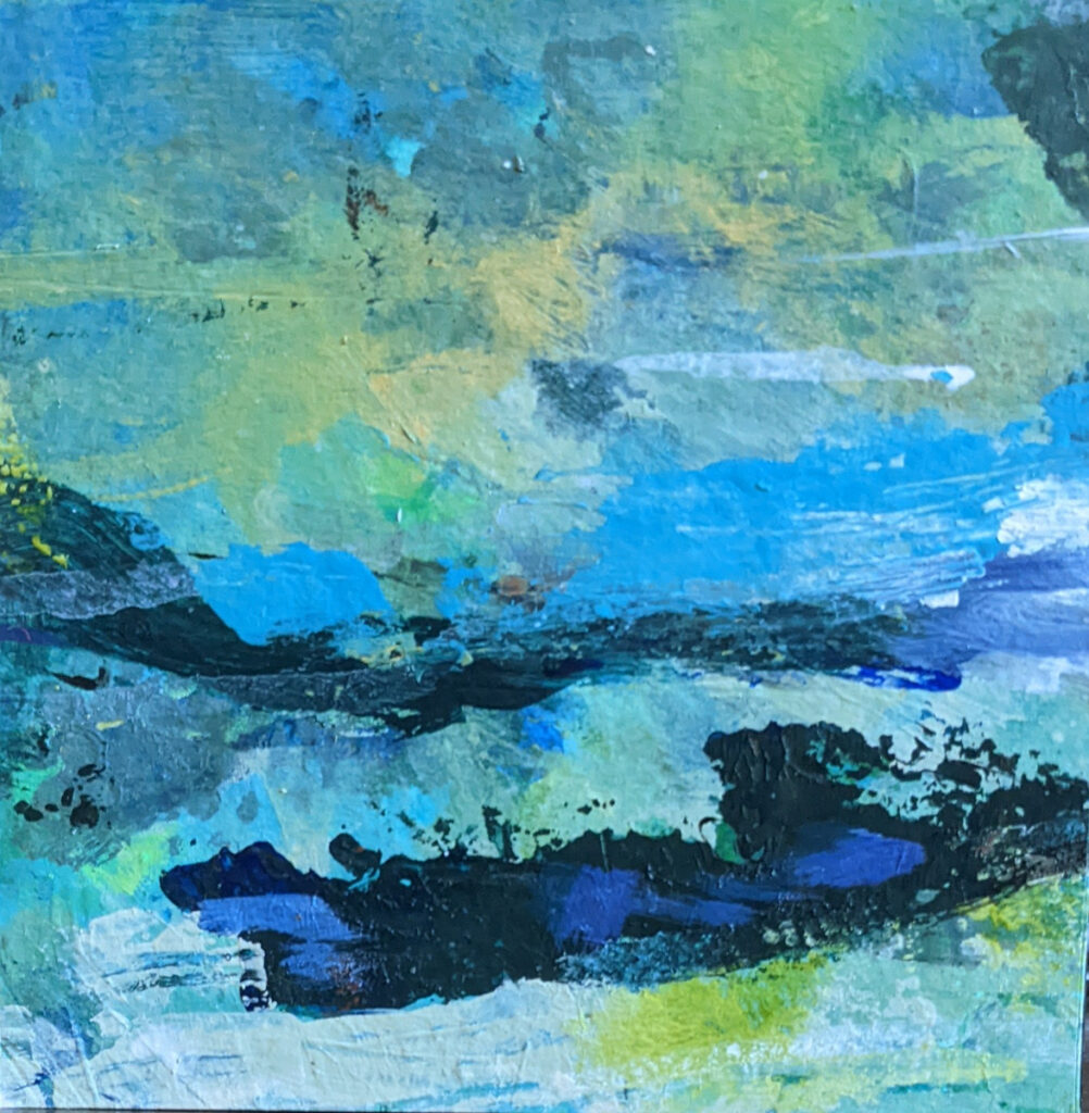 Barbara Behrmann&nbsp;• <em>By the Shore</em>&nbsp;• Acrylic on wood panel&nbsp;• 6″×&nbsp;6″&nbsp;• $75.00<a class="purchase" href="https://state-of-the-art-gallery.square.site/product/barbara-behrmann-by-the-shore/N6JDQ5IISLUDCJCVWWFT6BTA" target="_blank">Buy</a>