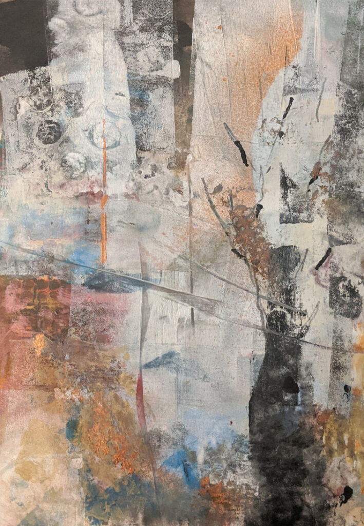 Barbara Behrmann&nbsp;• <em>Cold Snap</em>&nbsp;• Acrylic on paper&nbsp;• 19¼″×&nbsp;23½″&nbsp;• $475.00<a class="purchase" href="https://state-of-the-art-gallery.square.site/product/barbara-behrmann-cold-snap/NCPRPUJBV7OYHGDWFF4KOWBJ" target="_blank">Buy</a>