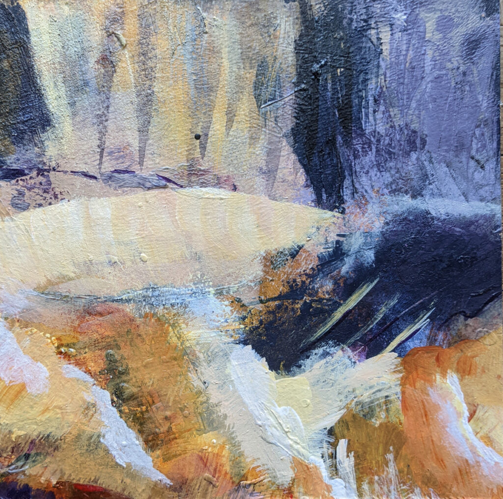 Barbara Behrmann&nbsp;• <em>Impermanence #1</em>&nbsp;• Acrylic on wood panel&nbsp;• 6″×&nbsp;6″&nbsp;• $75.00<a class="purchase" href="https://state-of-the-art-gallery.square.site/product/barbara-behrmann-impermanence-1/BAK44ZGHWX5AHJVVESWVEU73" target="_blank">Buy</a>