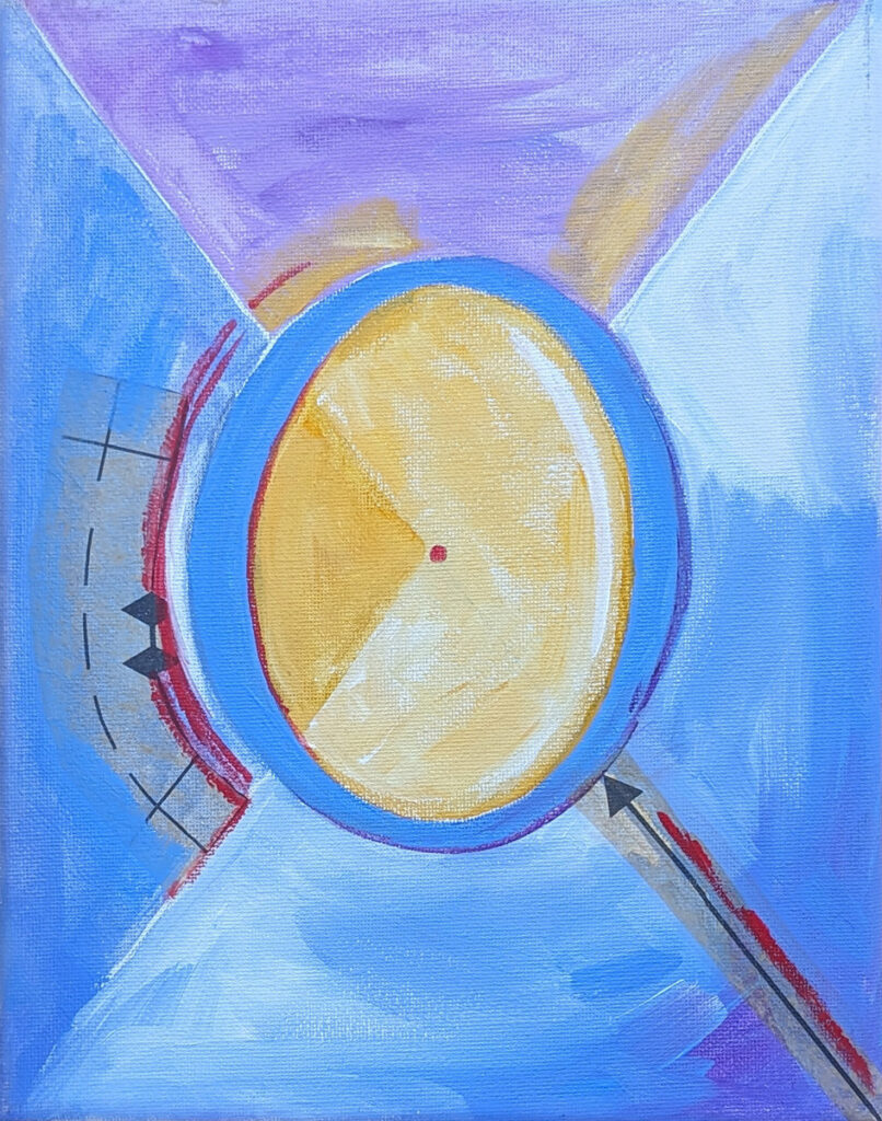 Katrina Morse&nbsp;• <em>Stillness Within</em>&nbsp;• Acrylic and tissue paper on canvas&nbsp;• 8″×&nbsp;10″&nbsp;• $60.00<a class="purchase" href="https://state-of-the-art-gallery.square.site/product/katrina-morse-stillness-within/LGL7ZVHNSJWDL5LMSHCWTIRA" target="_blank">Buy</a>