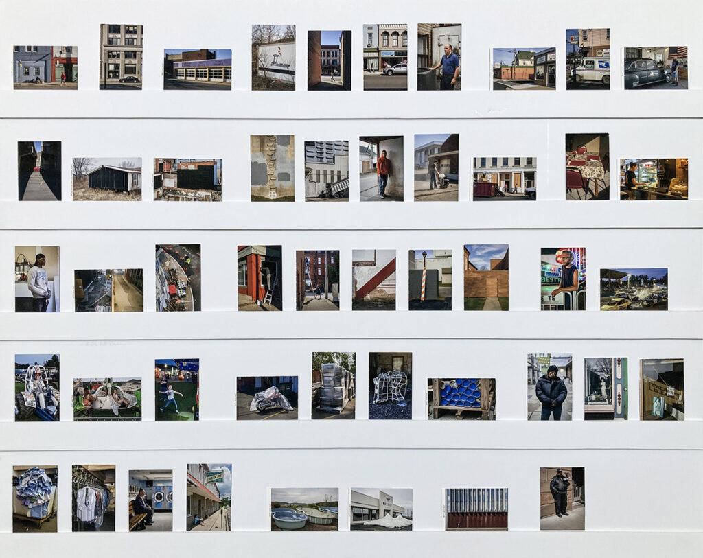 Harry Littell • <em>Summit Storyboard</em> • Foam core with digital prints • 32″× 40″ • NFS
