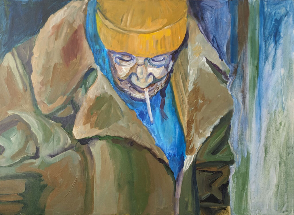 Katrina Morse • <em>Wally</em> • Acrylic on canvas • 30″× 22″ • $425.00