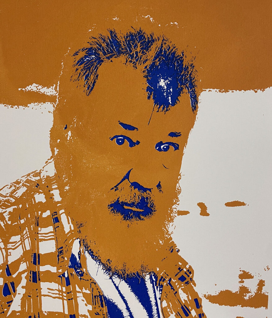 Christine Chin • <em>David Daniel DeMello</em> • Serigraph • 16″× 20″ • $250.00