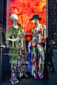 Nancy V. Ridenour&nbsp;• <em>Bergdorf Goodman Reflections-1</em>&nbsp;• Digital image on canvas&nbsp;• 24″×&nbsp;36″&nbsp;• $225.00