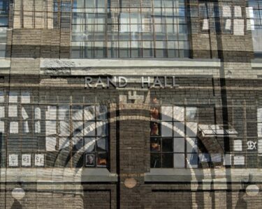 Nancy V. Ridenour&nbsp;• <em>Cornell Rand Hall</em>&nbsp;• Digital image on canvas&nbsp;• 20″×&nbsp;16″&nbsp;• $150.00