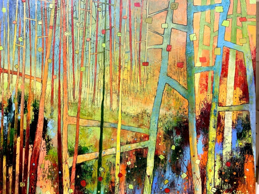 Orazio Salati&nbsp;• <em>Beyond the Edge</em>&nbsp;• Oil, wax & tar on panel&nbsp;• 48″×&nbsp;36″&nbsp;• $5,500.00<a class="purchase" href="https://state-of-the-art-gallery.square.site/product/orazio-salati-beyond-the-edge/6WTKCT7XUKFNXPPZL56KNDQH" target="_blank">Buy</a>