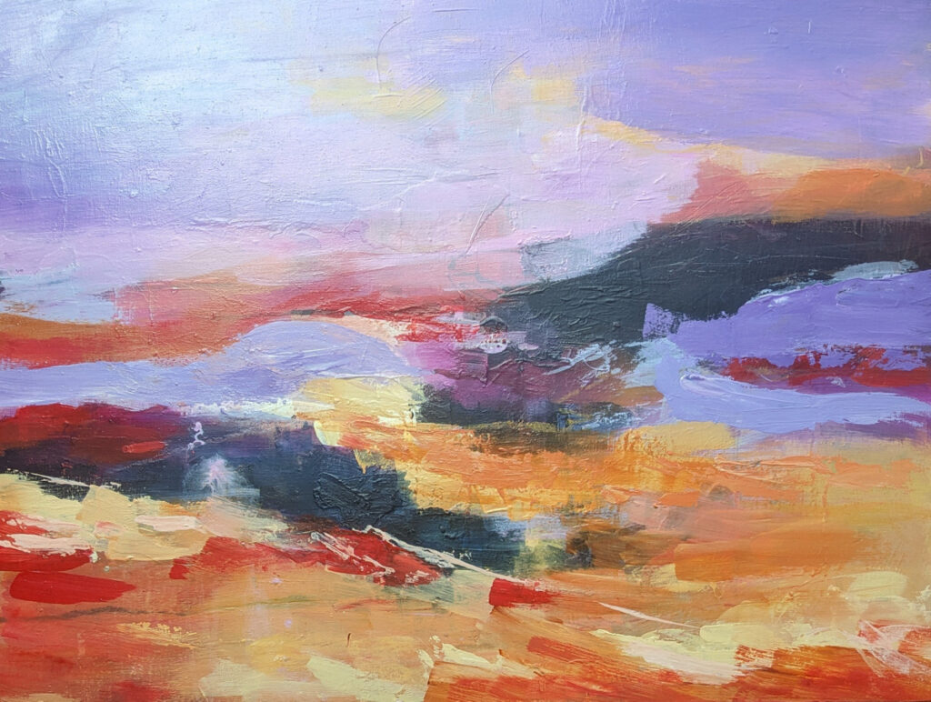 Barbara Behrmann&nbsp;• <em>Coastal Landscape</em>&nbsp;• Acrylic on stretched canvas&nbsp;• 24″×&nbsp;18″&nbsp;• $395.00<a class="purchase" href="https://state-of-the-art-gallery.square.site/product/barbara-behrmann-coastal-landscape/2XMQDHFVSCFTCPPRA2IBK6FK" target="_blank">Buy</a>
