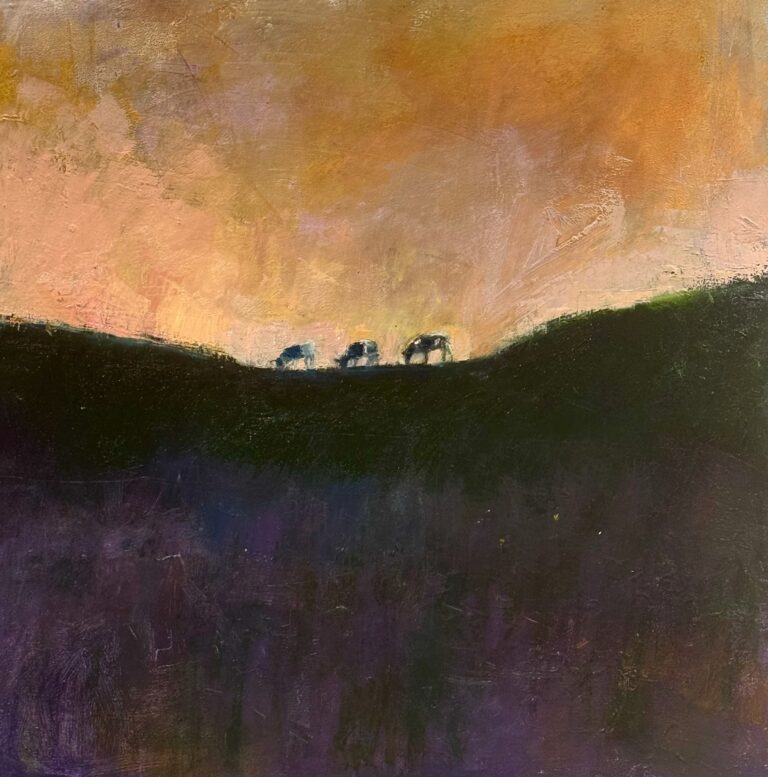 Cows in the Distance by Ileen Kaplan