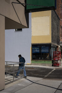 Harry Littell&nbsp;• <em>Orchard Street, Cortland, 2025</em>&nbsp;• Archival digital print&nbsp;• 21″×&nbsp;28″&nbsp;• $475.00