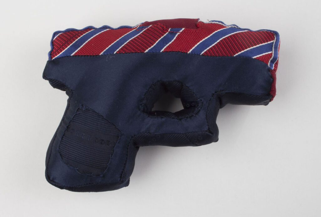 Christine Chin&nbsp;• <em>Political Ties 3</em>&nbsp;• Repurposed men's neckties&nbsp;• NFS