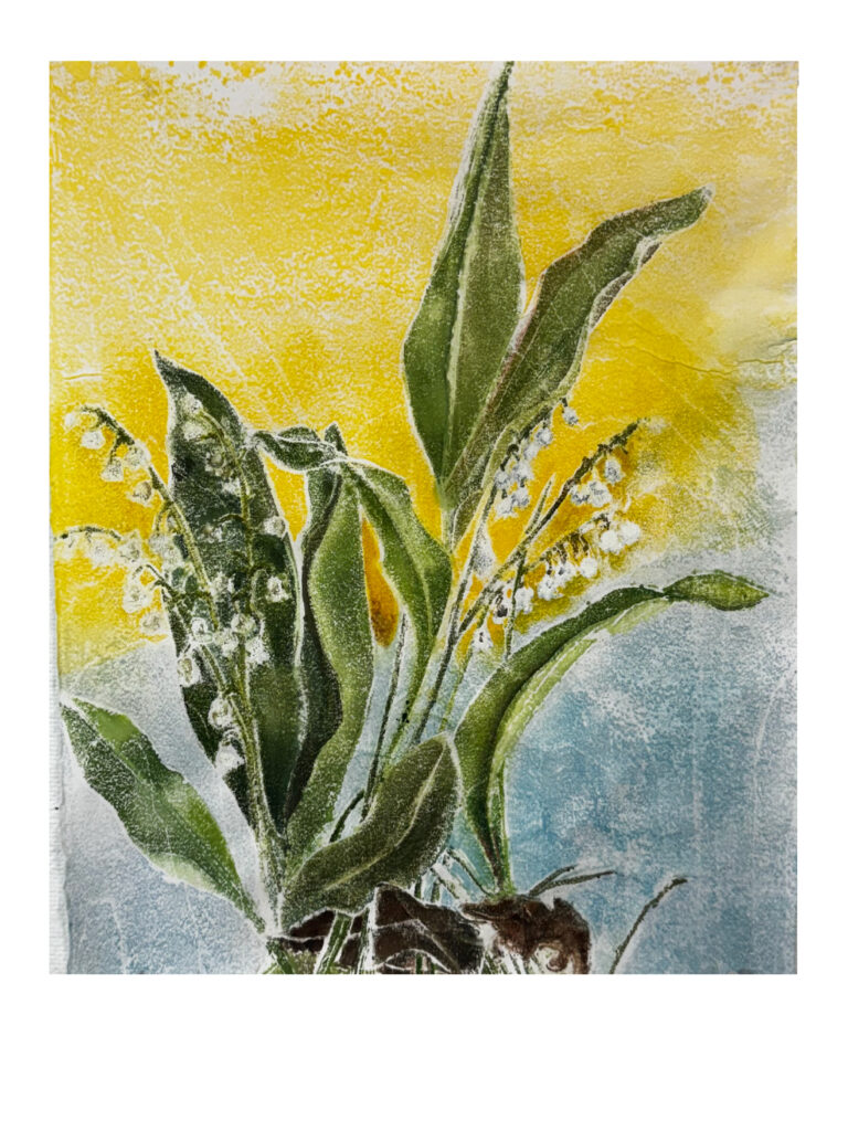 Patricia Hunsinger&nbsp;• <em>Many Sweet and Fragrant Grow II</em>&nbsp;• Watercolor on paper&nbsp;• 11″×&nbsp;14″&nbsp;• $450.00<a class="purchase" href="https://state-of-the-art-gallery.square.site/product/patricia-hunsinger-many-sweet-and-fragrant-grow-ii/73AUB3IVTZVMO3ZG6D7RRFCP" target="_blank">Buy</a>