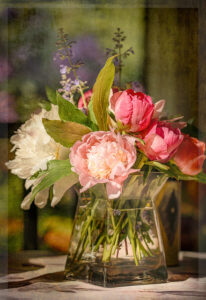 David Watkins Jr&nbsp;• <em>A Favorite Bouquet in Morning Light</em>&nbsp;• Archival pigment print&nbsp;• 20″×&nbsp;24″&nbsp;• $235.00