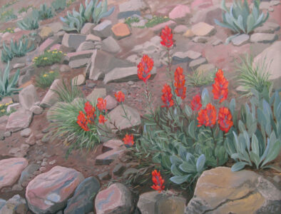 Frances Fawcett&nbsp;• <em>Wyoming Paintbrush</em>&nbsp;• Acrylic on canvas&nbsp;• $800.00<a class="purchase" href="https://state-of-the-art-gallery.square.site/product/frances-fawcett-wyoming-paintbrush/EMQ2YXTVERAA4B6DFF3O4JNM" target="_blank">Buy</a>