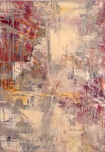 Sheila Danko&nbsp;• <em>Color Whispers</em>&nbsp;• Oil and cold wax on Arches oil paper&nbsp;• 6″×&nbsp;8½″&nbsp;• NFS