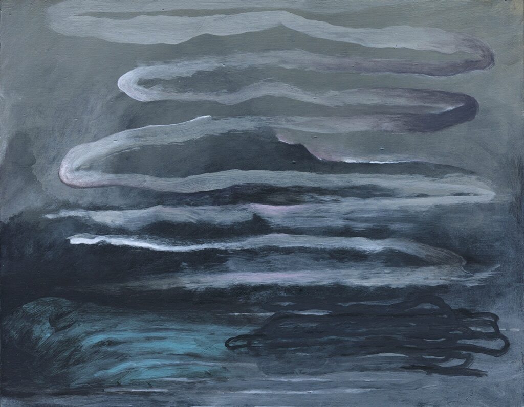 Bradley Butler&nbsp;• <em>It Was Never For You Anyway</em>&nbsp;• Acrylic on panel&nbsp;• 14″×&nbsp;11″&nbsp;• $550.00