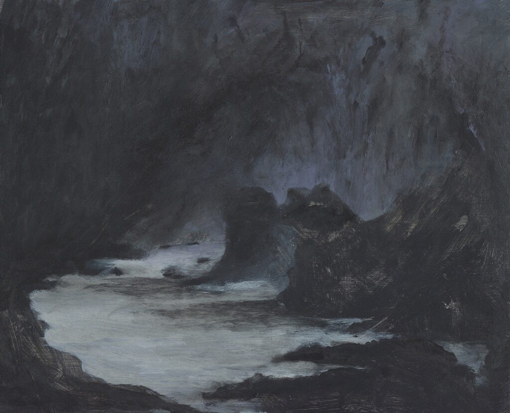 Bradley Butler&nbsp;• <em>This Candle Doesn't Burn Like the Others</em>&nbsp;• Acrylic on panel&nbsp;• 10″×&nbsp;8″&nbsp;• $350.00