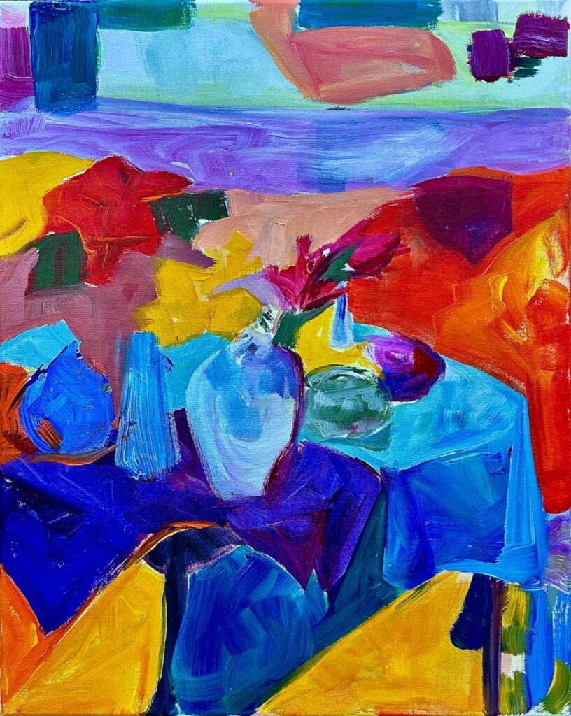 Andrea Murray • <em>Reconsidered</em> • Acrylic • 16″× 20″ • NFS