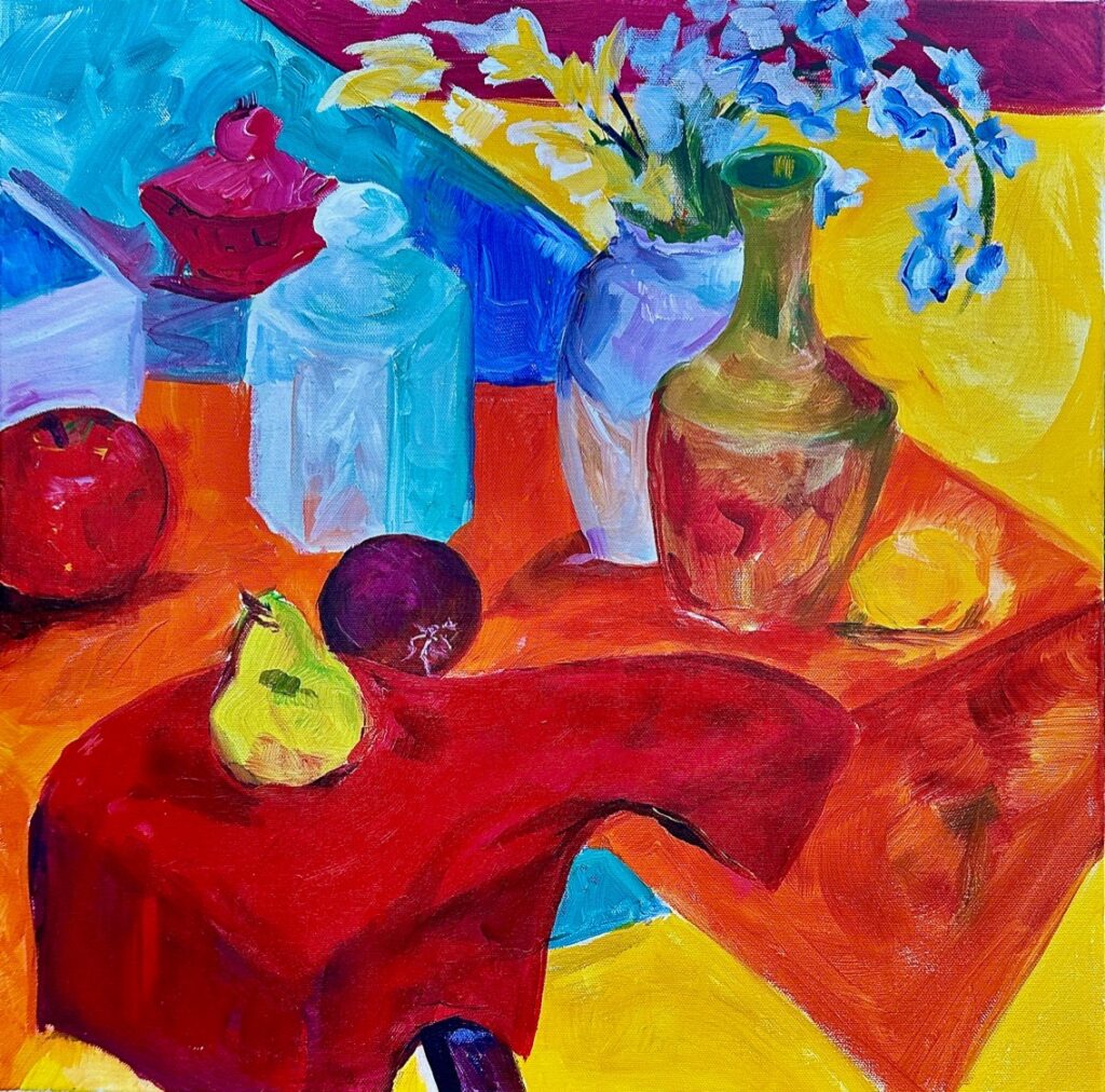 Andrea Murray • <em>Warm Space</em> • Acrylic • 20″× 20″ • NFS