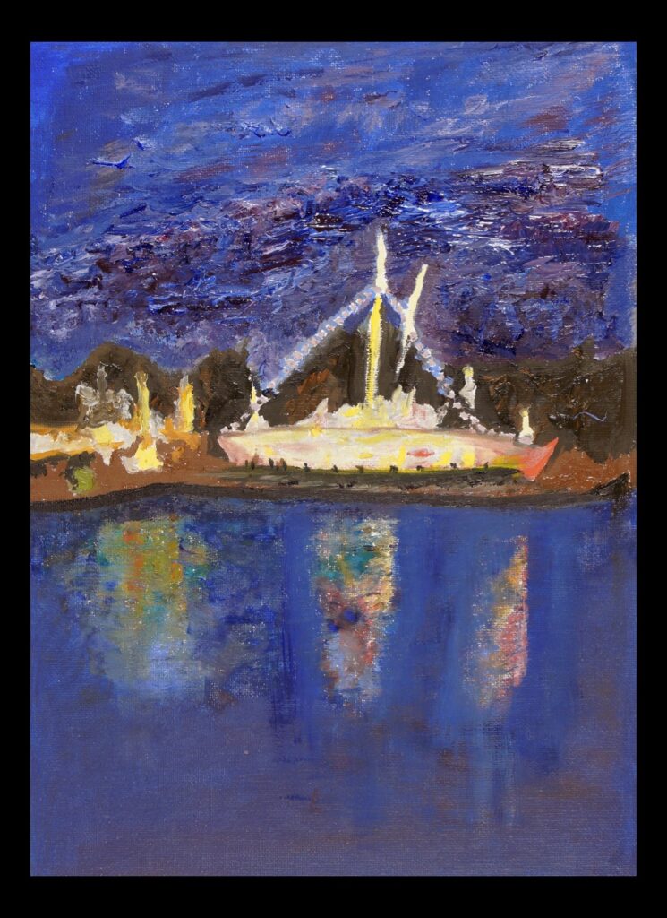 The Delaware at Night by Elizabeth Stuelke