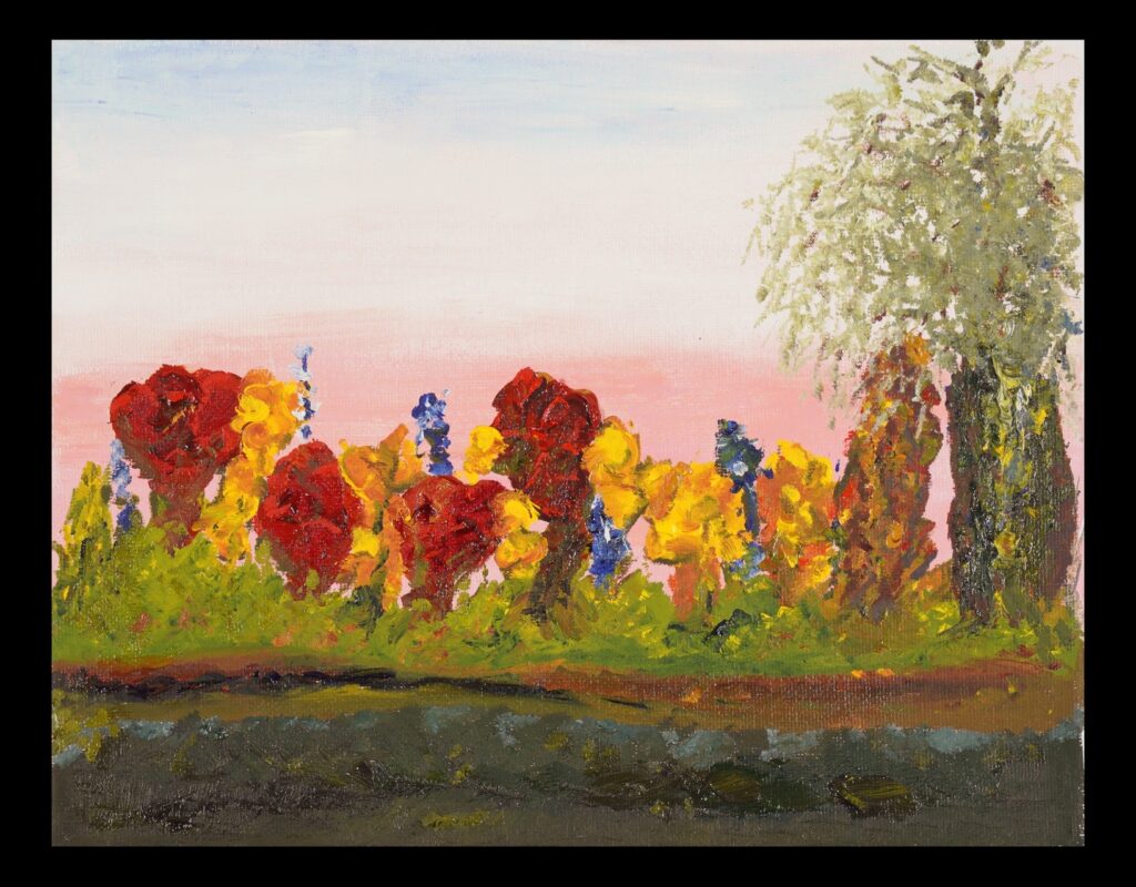 Elizabeth Stuelke • <em>Together</em> • Oil on canvas • 10″× 8″ • NFS