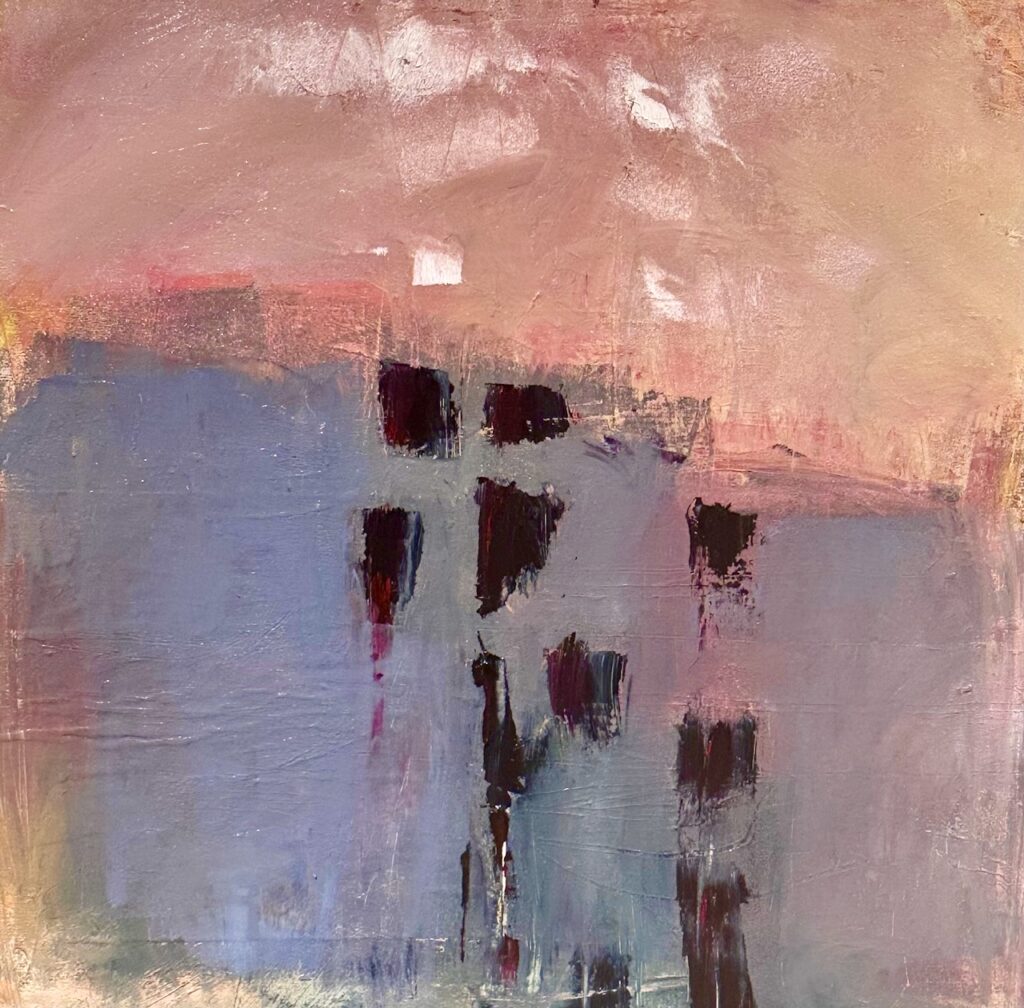 Ileen Kaplan&nbsp;• <em>Drift</em>&nbsp;• Oil on canvas&nbsp;• 24″×&nbsp;24″&nbsp;• $1,350.00