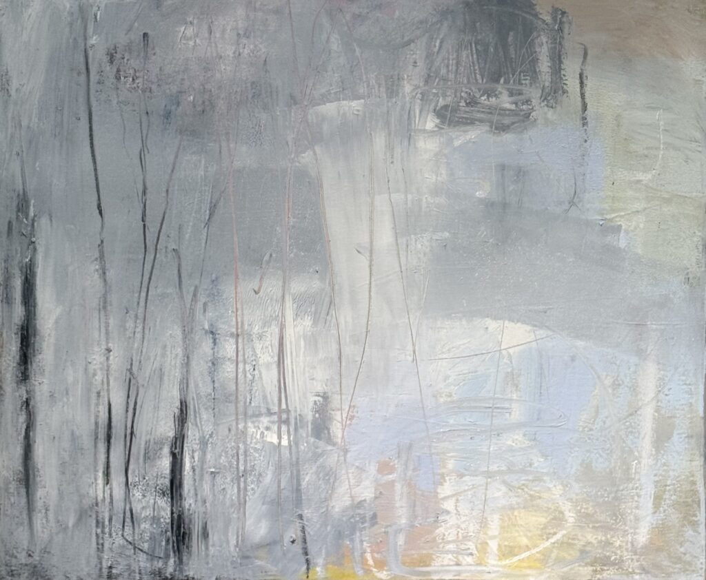 Ileen Kaplan&nbsp;• <em>Sun and Snow</em>&nbsp;• Oil on canvas&nbsp;• 24″×&nbsp;20″&nbsp;• $1,075.00