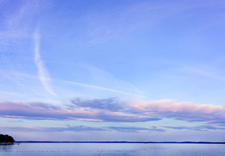 Dusk at Hull's Cove, Mt. Desert Island, ME by David Watkins