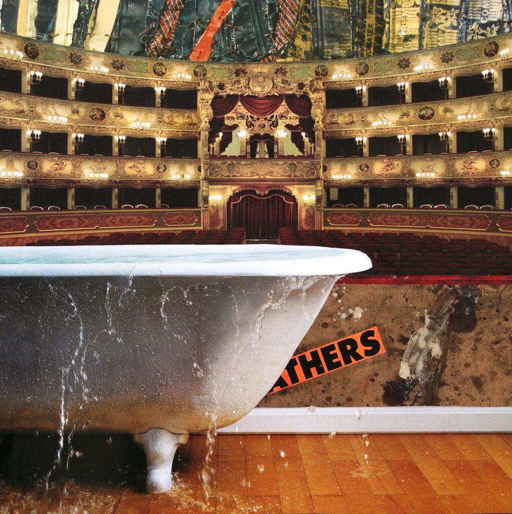 Barbara Page&nbsp;• <em>Singing In The Bathtub</em>&nbsp;• Digital print&nbsp;• 13″×&nbsp;14″&nbsp;• $250.00