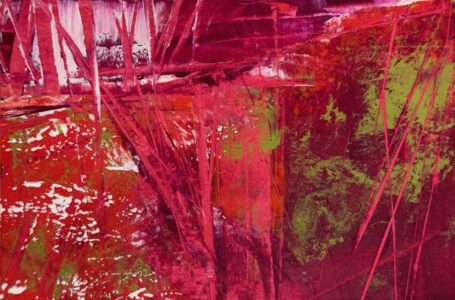 Sheila Danko&nbsp;• <em>Distant Light</em>&nbsp;• Oil and cold wax on arches huile, matted and framed&nbsp;• 14″×&nbsp;11″&nbsp;• $185.00<a class="purchase" href="https://state-of-the-art-gallery.square.site/product/sheila-danko-distant-light/45BDE32RXOHKES572A7L4BI2" target="_blank">Buy</a>
