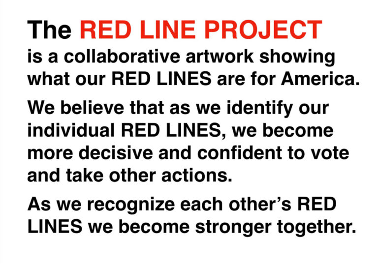 RED LINE ribbons