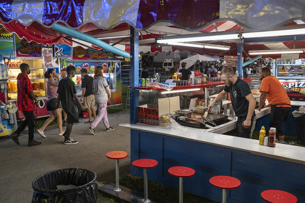 Harry Littell&nbsp;• <em>Trumansburg Fair, 2021</em>&nbsp;• Archival digital print&nbsp;• 21″×&nbsp;28″&nbsp;• $475.00
