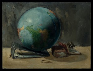 Globe with Brick